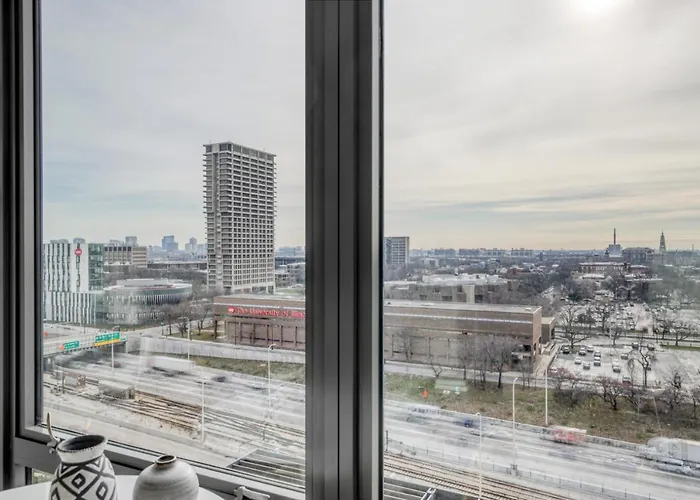 W Loop 1br W Pool Coworking Gym 1 Block To L Chi-522 Apartment *